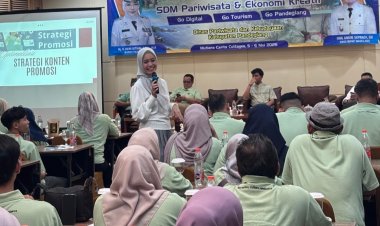 Tingkatkan Daya Saing, Disparbud Pandeglang Latih Digitalisasi SDM Pariwisata dan Ekraf