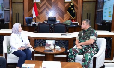 Kasad Terima Deputi Kemenko Pangan, Percepat Implementasi Pengelolaan Sampah Nasional