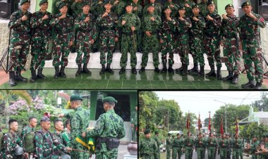 Acara Tradisi Penyambutan Warga Baru Yonif 515 UTY/9/2 Kostrad