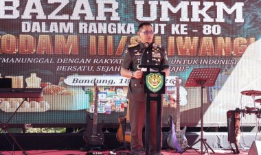 Bazar UMKM Pada Perayaan HUT ke-80 Kodam III/Siliwangi 18 Mei 2026