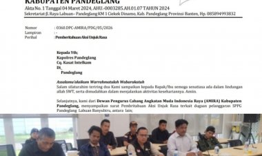 Korwil SPPG Pandeglang Diduga Lakukan Nepotisme dan Tidak Sesuai Asta Cita Presiden Prabowo. DPC AMIRA dan DPC BPPKB Pandelang Akan Lakukan Aksi Unras