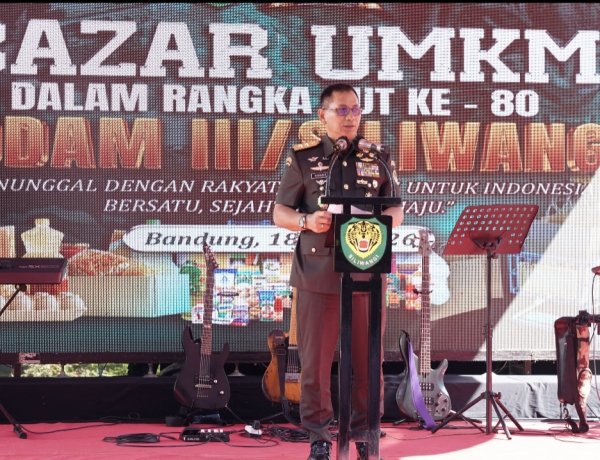 Bazar UMKM Pada Perayaan HUT ke-80 Kodam III/Siliwangi 18 Mei 2026