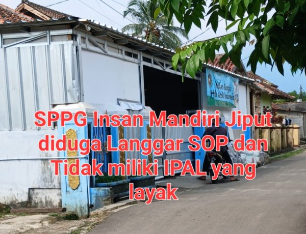 SPPG Insan Mandiri Jiput Diduga Langgar SOP & Tidak Miliki IPAL, DPC AMIRA Desak BGN & Intansi Terkait Berikan Sangsi Tegas