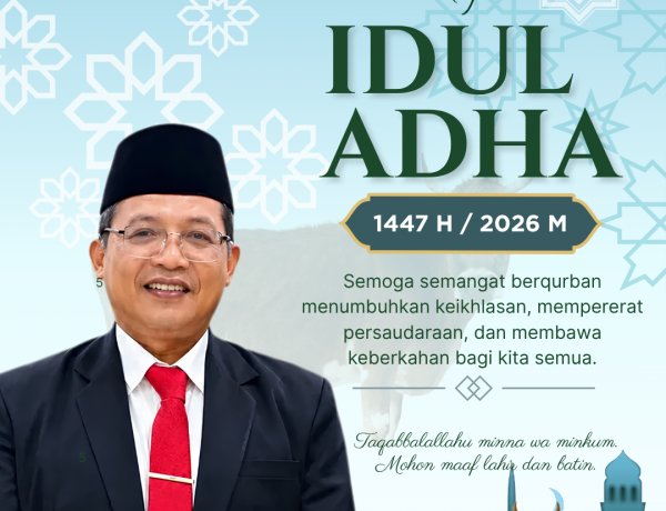 DISDIKPORA KABUPATEN PANDEGLANG SAMPAIKAN UCAPAN "SELAMAT HARI RAYA IDUL ADHA 1447 H/2026 M"
