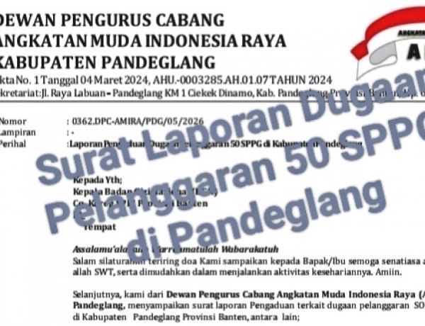 Geger! 50 Dapur MBG di Pandeglang Dilaporkan ke BGN, Diduga Izin Bodong dan Langgar Aturan Massal!
