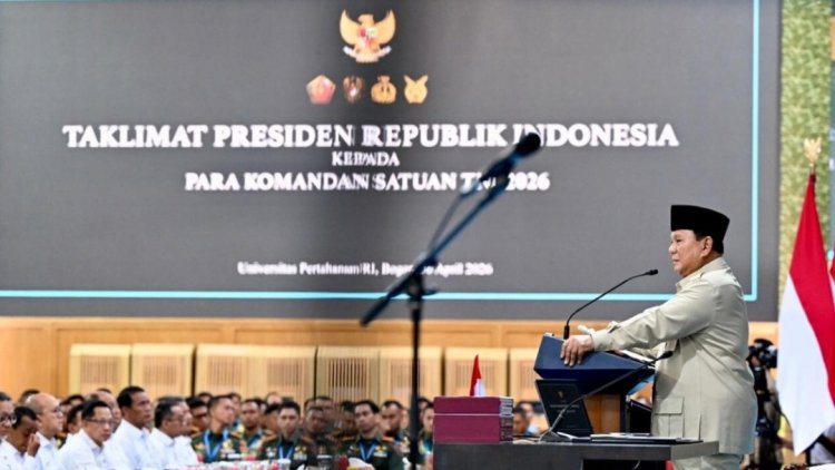 Beri Taklimat Kepada 1.500 Komandan Satuan TNI, Presiden Prabowo Kobarkan Semangat Juang dan Soliditas