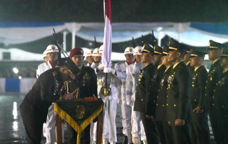 Dibawah Guyuran Hujan, Kasad Lantik 1.202 Perwira Remaja Diktukpa TNI AD Gelombang I TA 2026