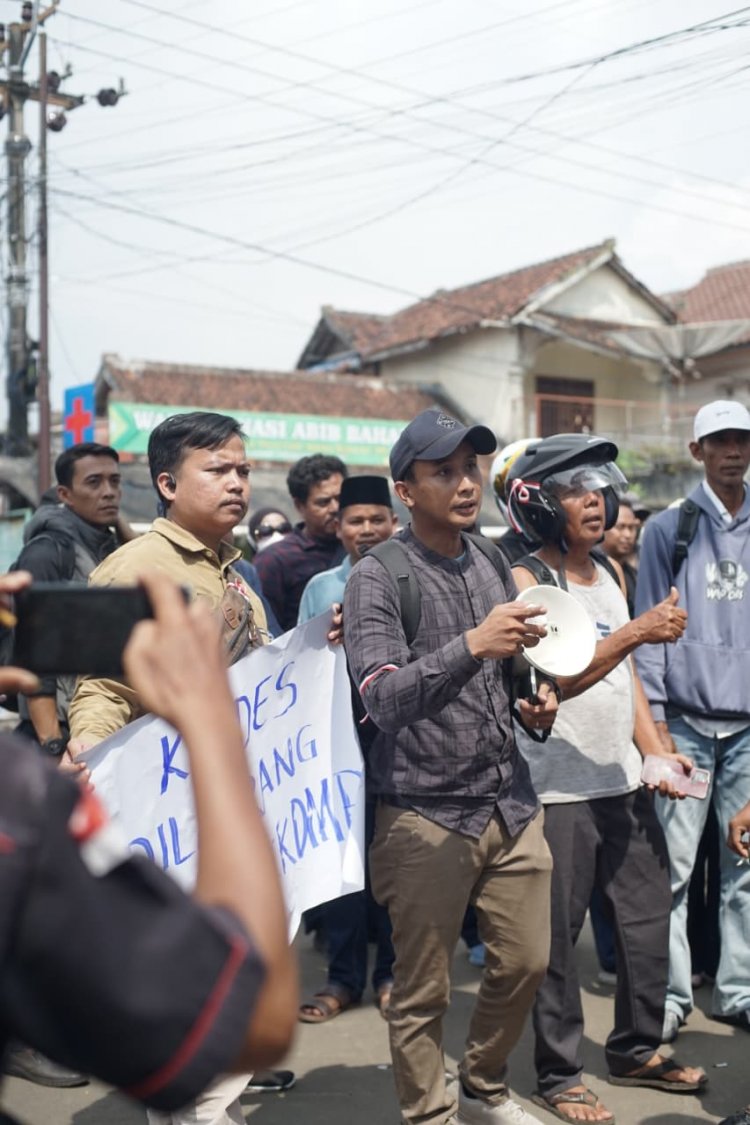Pengurus Koprasi Merah Putih Pandeglang Gelar Demontrasi, Tuntut Klarifikasi Anggaran Pelatihan Rp14,9 Juta per Desa