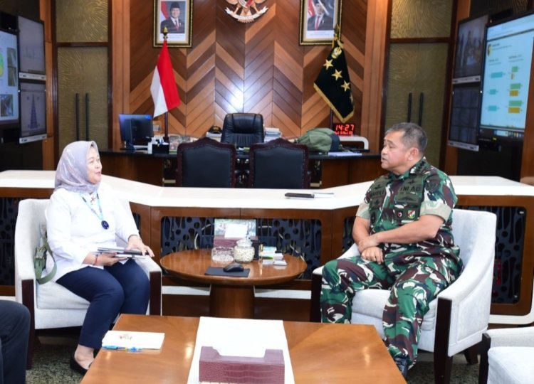 Kasad Terima Deputi Kemenko Pangan, Percepat Implementasi Pengelolaan Sampah Nasional