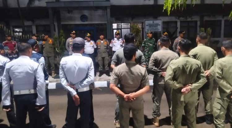Gelar Apel Siaga, Petugas Gabungan Siap Amankan Keberangkatan Perdana Jemaah Haji Pandeglang