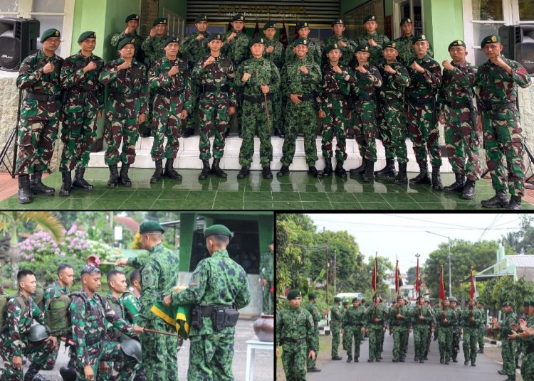 Acara Tradisi Penyambutan Warga Baru Yonif 515 UTY/9/2 Kostrad