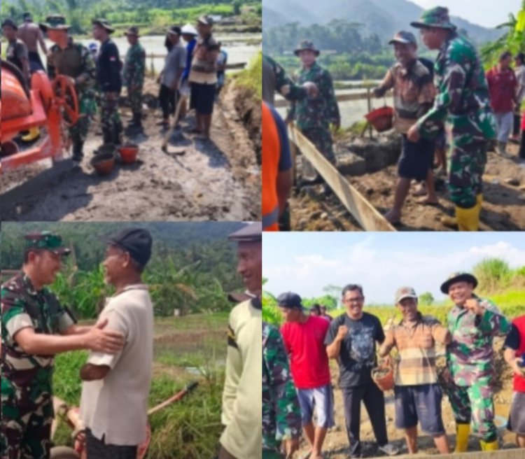 Semangat Warga Disabilitas Warnai Pembangunan Jembatan Garuda di Banyumas