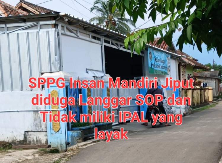 SPPG Insan Mandiri Jiput Diduga Langgar SOP & Tidak Miliki IPAL, DPC AMIRA Desak BGN & Intansi Terkait Berikan Sangsi Tegas