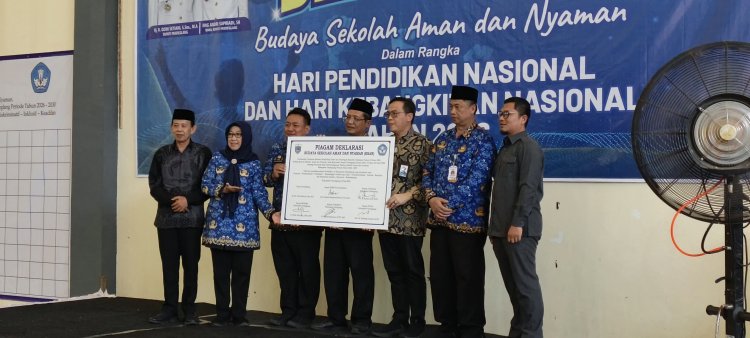 Disdikpora Pandeglang Gelar Deklarasi BSAN, Targetkan Sekolah Bebas Kekerasan
