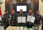 Satgas Pamtas Yonarhanud 1/PBC/1 Kostrad Gagalkan Penyelundupan Puluhan Kilo Narkoba