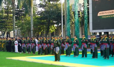 PENGUKUHAN KEPENGURUSAN PENCAK SILAT MILITER DI WILAYAH KODAM III/SILIWANGI, PERKUAT PELESTARIAN BUDAYA DAN JIWA BELA NEGARA