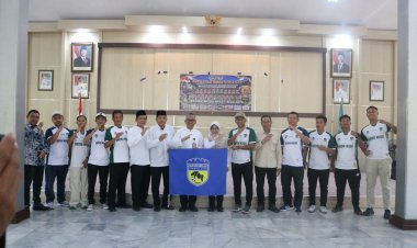 Bupati Pandeglang Lepas 28 Atlet Badak Muda ke Turnamen Garuda Anak Indonesia di Lampung