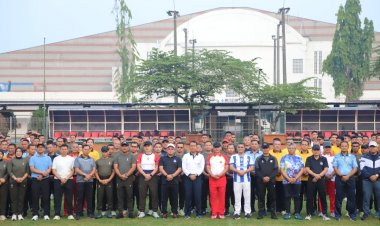 Olahraga Bersama TNI-Polri dan Forkopimda Perkuat Sinergitas di Wilayah Kogartap II/Bandung