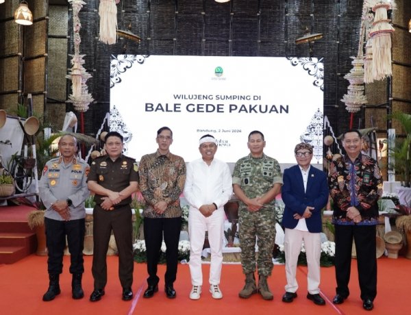 PANGDAM III/SILIWANGI HADIRI ACARA LEPAS SAMBUT KEPALA KEJAKSAAN TINGGI JAWA BARAT TAHUN 2026