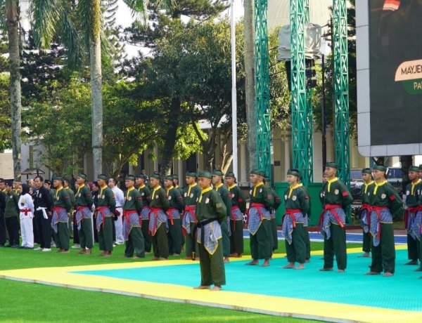 PENGUKUHAN KEPENGURUSAN PENCAK SILAT MILITER DI WILAYAH KODAM III/SILIWANGI, PERKUAT PELESTARIAN BUDAYA DAN JIWA BELA NEGARA