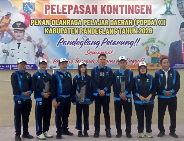 Bawa Semangat 'Kandang Petarung', 314 Atlet Pelajar Pandeglang Resmi Dilepas ke Popda XII Banten