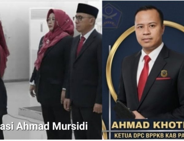 Langkah Bupati Pandeglang Memutasi Ahmad Mursidi Dinilai Tepat oleh Ketua DPC BPPKB Pandeglang Ahmad Khotib, Agar Proses Hukum Berjalan Dengan Baik