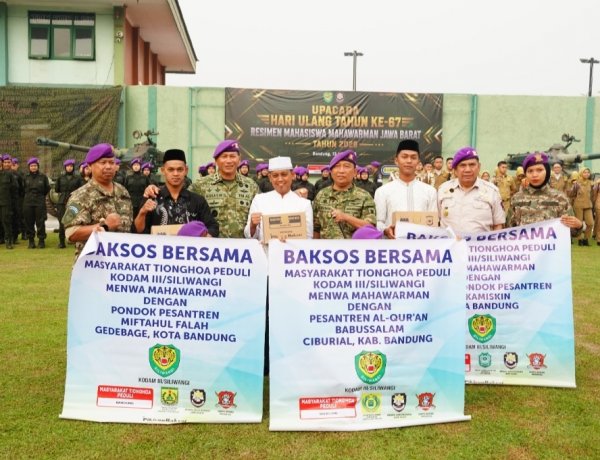 PANGDAM III/SILIWANGI PIMPIN UPACARA HUT KE-67 MENWA MAHAWARMAN JAWA BARAT TAHUN 2026