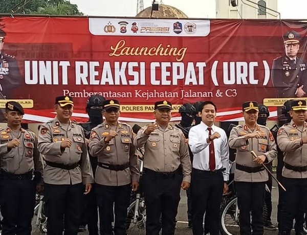 Tekan Kriminalitas, Polres Pandeglang Luncurkan Tim URC Pemburu Kejahatan Jalanan
