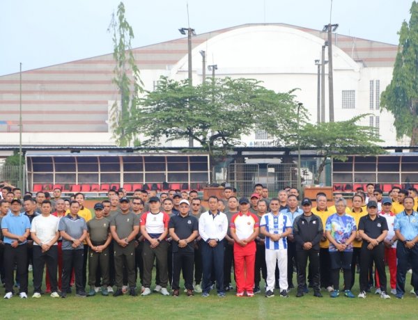 Olahraga Bersama TNI-Polri dan Forkopimda Perkuat Sinergitas di Wilayah Kogartap II/Bandung