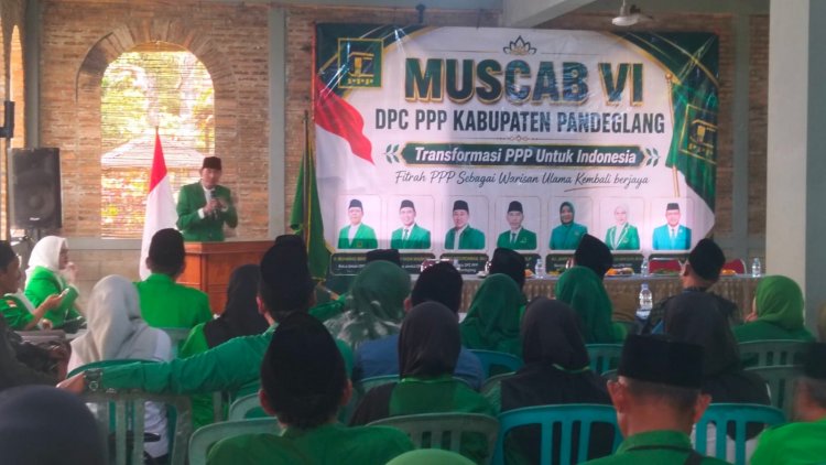 Gelar Muscab VI, PPP Pandeglang Fokus Pilih Tim Formatur Kepengurusan Baru