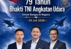 Karang Taruna Kabupaten Pandegpang Sampaikan Selamat Hari Bakti ke-79 TNI Angkatan Udara