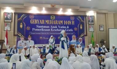 BKMT Gelar Gebyar Muharam 1448 H di Pandeglang, 100 Anak Yatim Terima Santunan