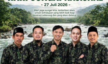MD KAHMI Pandeglang Sampaikan Selamat Hari Sungai Nasional 27 Juli 2027, Ayo Bersama Jaga Kebersihan Sungai