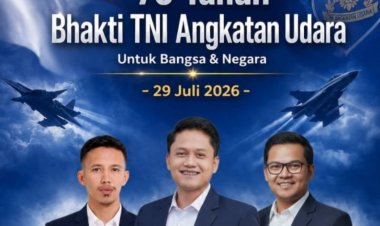 Karang Taruna Kabupaten Pandegpang Sampaikan Selamat Hari Bakti ke-79 TNI Angkatan Udara