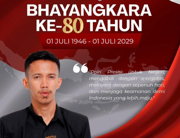 Bendahara Karang Taruna Kabupaten Pandeglang Ucapkan Selamat HUT Bhayangkara ke-80, Apresiasi atas Dedikasi Polri