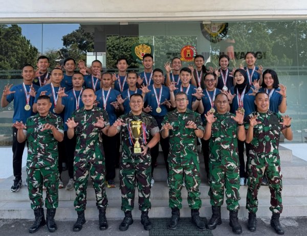 Kazidam III/Siliwangi Gelar Syukuran sebagai Wujud Rasa Syukur, Kasih, dan Apresiasi kepada Atlet Karate Juara Umum I Kejurnas Indonesia Open Championship Piala Presiden RI Tahun 2026