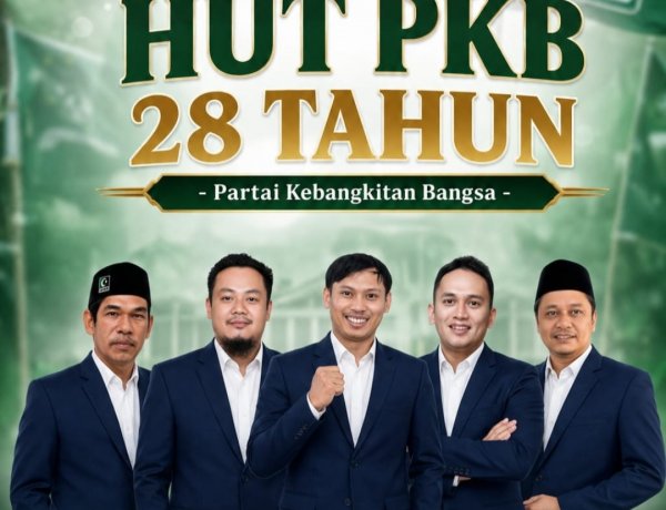 MD KAHMI Pandeglang Sampaikan Selamat HUT Ke-28 Partai Kebangkitan Bangsa (PKB) Pada 23 Juli 2026