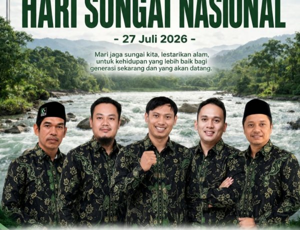 MD KAHMI Pandeglang Sampaikan Selamat Hari Sungai Nasional 27 Juli 2027, Ayo Bersama Jaga Kebersihan Sungai