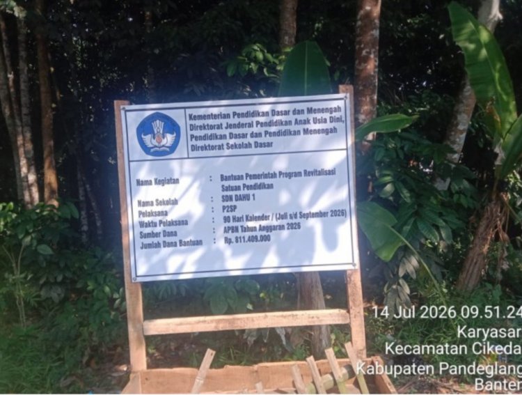Proyek Revitalisasi SDN Dahu 1 Cikedal, Diduga Pakai Matrial Bekas dan Tidak SNI, DPC AMIRA Minta Dinas Terkait Lakukan Pengecekan