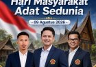 Karang Taruna Kabupaten Pandeglang Ucapkan Selamat Hari Masyarakat Adat Sedunia Pada 09 Agustus 2026