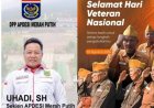 Sekjen APDESI Merah Putih, UHADI, SH, Sampaikan Selamat Hari Veteran Nasional 2026