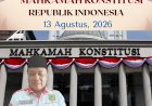 Selamat HUT Mahkamah Konstitusi RI ke-23, Uhadi, SH, Sekjen DPP APDESI Merah Putih: Peradilan Merdeka Menjadi Pilar Tegaknya Keadilan