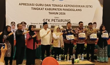 Disdikpora Pandeglang Sukses Gelar Apresiasi GTK 2026, Lahirkan Puluhan Guru Transformatif dan Dedikatif