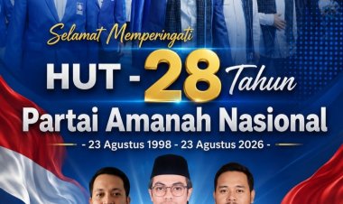 Ketua DPD KNPI Pandeglang Beserta Jajaran Pengurus Sampaikan Selamat Milad PAN Ke-28 Tahun 2026