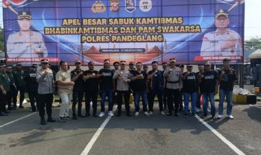 BPPKB BANTEN 98 Ikuti Apel Sabuk Kantibmas di Polres Pandeglang, 27 Agustus 2026