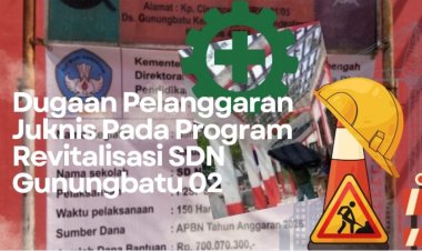 Diduga Langgar Aturan, DPC AMIRA Minta Irjen Kementrian Pendidikan  Lakukan Pemeriksaan Pada Progran Revitalisasi SDN Gunungbatu 02 Kecamatan Munjul Pandeglang