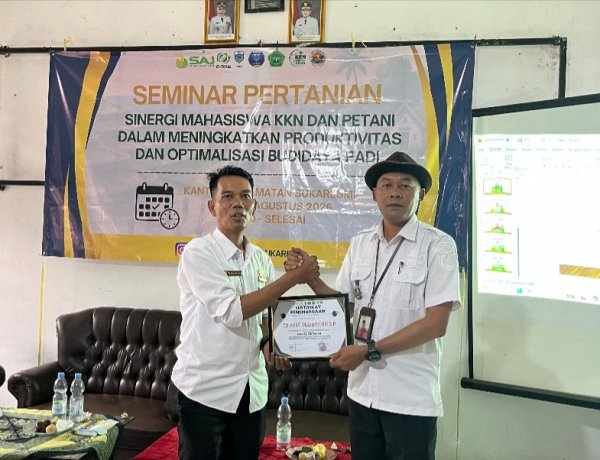 KKN UNMA Banten Kelompok 16 Laksanakan Sinergi Mahasiswa KKN dan Petani dalam Meningkatkan Produktivitas dan Optimalisasi Budidaya Padi”