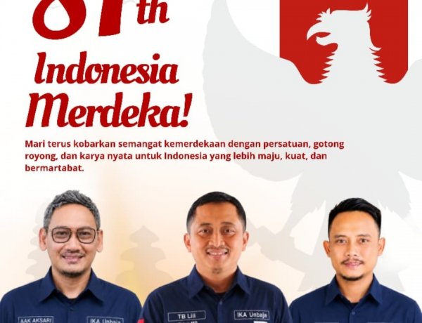Ikatan Alumni Universitas Banten Jaya Sampaikan Ucapan HUT ke-81 RI, Indonesia Berdaulat, Adil dan Makmur