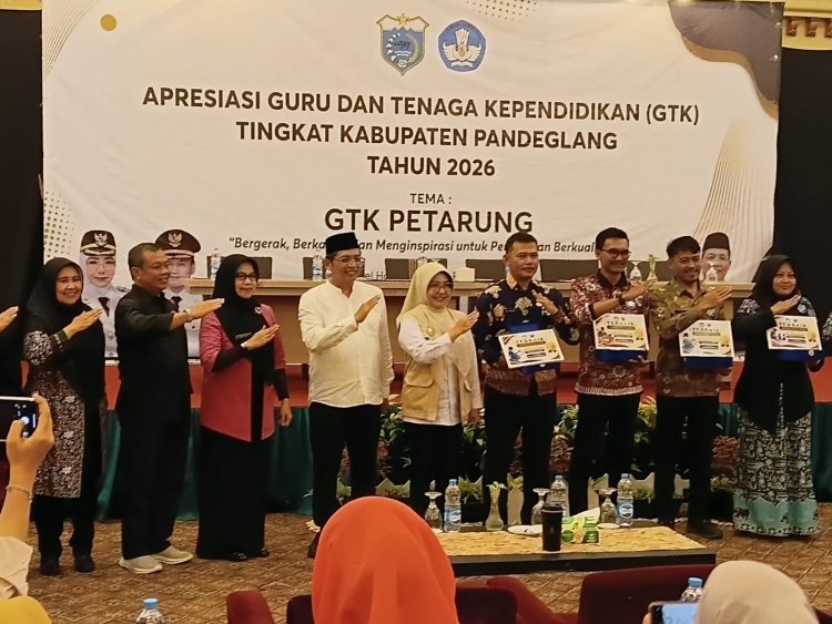Disdikpora Pandeglang Sukses Gelar Apresiasi GTK 2026, Lahirkan Puluhan Guru Transformatif dan Dedikatif