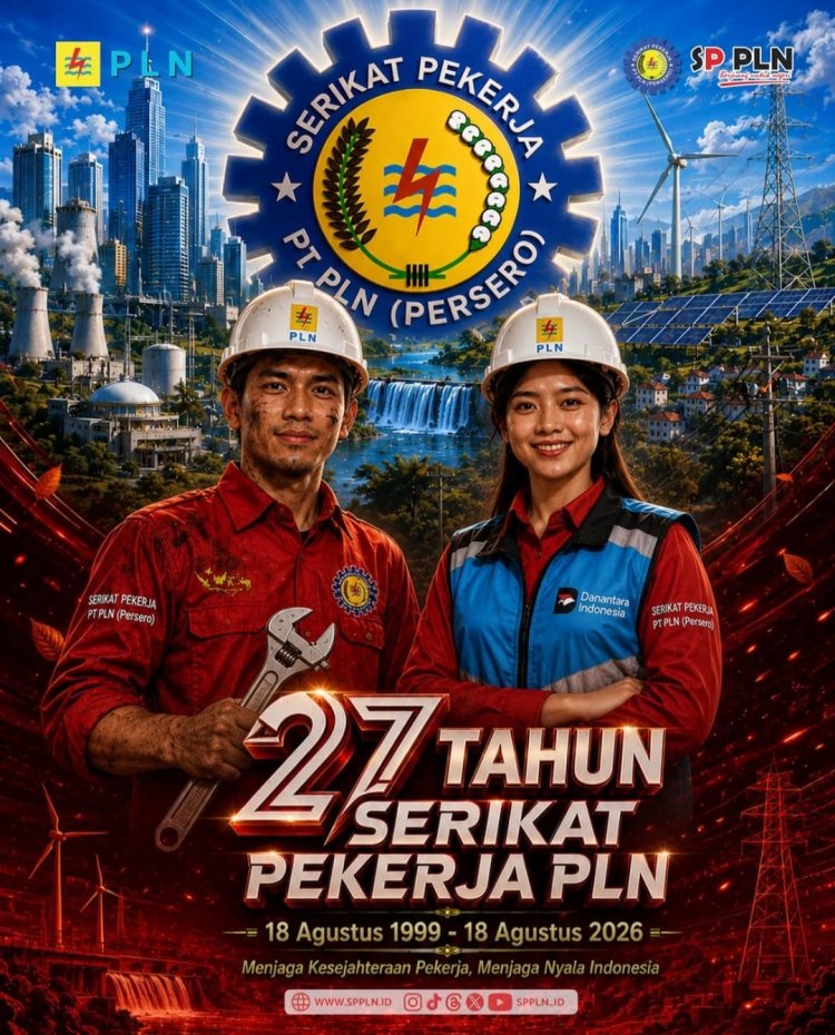 PT. PLN ULP Labuan Sampaikan Selamat HUT ke-27 Serikat Pekerja PLN: Menjaga Keutuhan dan Kesinambungan Energi Bangsa dengan Semangat Kolaborasi